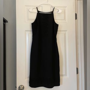 Banana Republic Fitted Black Dress